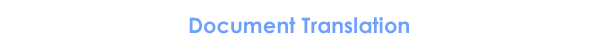 Document Translation